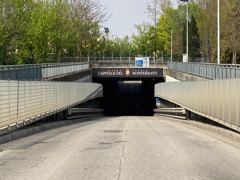 Sottopasso corso Valentino a Casale: sabato 15 maggio chiusura straordinaria